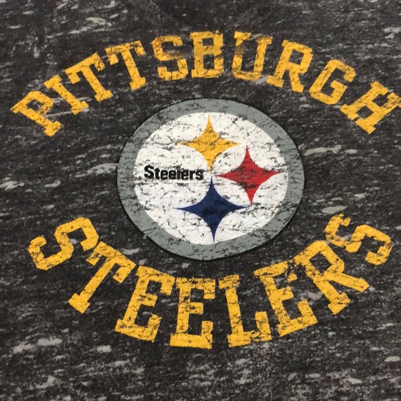 NWOT heathered Steelers tee - Picture 4 of 5